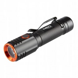 NEO LATARKA RĘCZNA AKUMULATOROWA USB IPX 6 C 2000lm LED 5 STOPNI 99-067