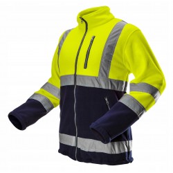 NEO BLUZA POLAR KURTKA ROBOCZA ODBLASKOWA ŻÓŁTA OSTRZEGAWCZA BHP 81-740-XL