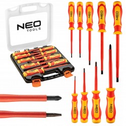 NEO TOOLS 04-142 ZESTAW WKRĘTAKÓW ELEKTRYKA WYKRĘTAKÓW STALOWE 1000V 9 SZT.