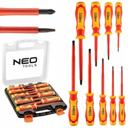NEO TOOLS 04-142 ZESTAW WKRĘTAKÓW ELEKTRYKA WYKRĘTAKÓW STALOWE 1000V 9 SZT.