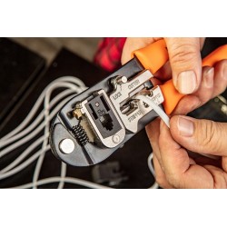 NEO ZACISKARKA DO SKRĘTKI SZCZYPCE DO KOŃCÓWEK TEL. 8p 6p 4p RJ45 RJ11 RJ12