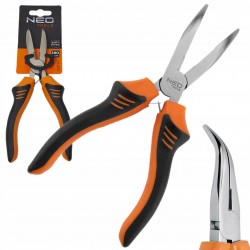 NEO SZCZYPCE WYDŁUŻONE WYGIĘTE 180mm TNĄCE Z HARTOWANEJ STALI 01-255