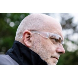 NEO OKULARY OCHRONNE BIALE SOCZEWKI KLASA F ODPORNE OCHRONA UV 97-502