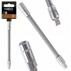 NEO PRZEDŁUŻKA 1/4x140mm ELASTYCZNA ZE STALI CHROMOWO WANADOWEJ 08-557