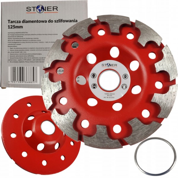 STONER SEGMENTOWA TARCZA GARNKOWA DO SZLIFOWANIA BETONU 125 x 22,2 mm 12161