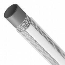 ZESTAW WĄŻ OGRODOWY 3-WARSTWOWY 25BAR 1/2'' 20M SILVER SET + ZŁĄCZKI POLSKI