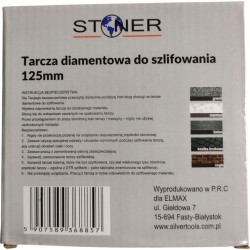 STONER SEGMENTOWA TARCZA GARNKOWA DO SZLIFOWANIA BETONU 125 x 22,2 mm 12161