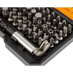 NEO ZESTAW KOŃCÓWKI WKRĘTAKOWE BITY TORX IMBUS 99ELEMENTÓW +SKRZYNKA 06-104