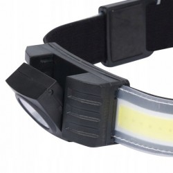 LATARKA CZOŁOWA 320LM, 5 TRYBÓW, LI-PO 3.7V 1200MAH CZOŁÓWKA PASEK 88681