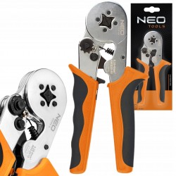 NEO 01-507 ZACISKARKA KOŃCÓWEK TULEJKOWYCH SZCZYPCE PRASKA 0,25 mm2 - 6 mm2