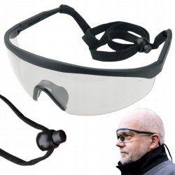 NEO 97-510 OKULARY OCHRONNE BIAŁE REGULOWANE