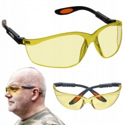 NEO ŻÓŁTE OKULARY OCHRONNE ROBOCZE BHP regulowane