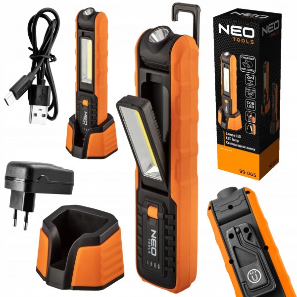 NEO LAMPA WARSZTATOWA AKUM 500 LM +BAZA +ŁADOWARKA NEO LAMPA WARSZTATOWA AKUM 500 LM +BAZA +ŁADOWARKA