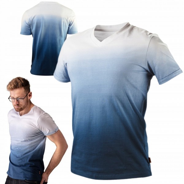 NEO KOSZULKA T-SHIRT ROBOCZY CIENIOWANY DENIM 100% BAWEŁNA 81-602 R XL/57 NEO KOSZULKA T-SHIRT ROBOCZY CIENIOWANY DENIM 100% BAWEŁNA 81-602 R XL/57