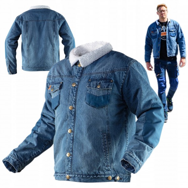 KURTKA ROBOCZA JEANSOWA OCIEPLANA NEO r L 81-557 KURTKA ROBOCZA JEANSOWA OCIEPLANA NEO r L 81-557