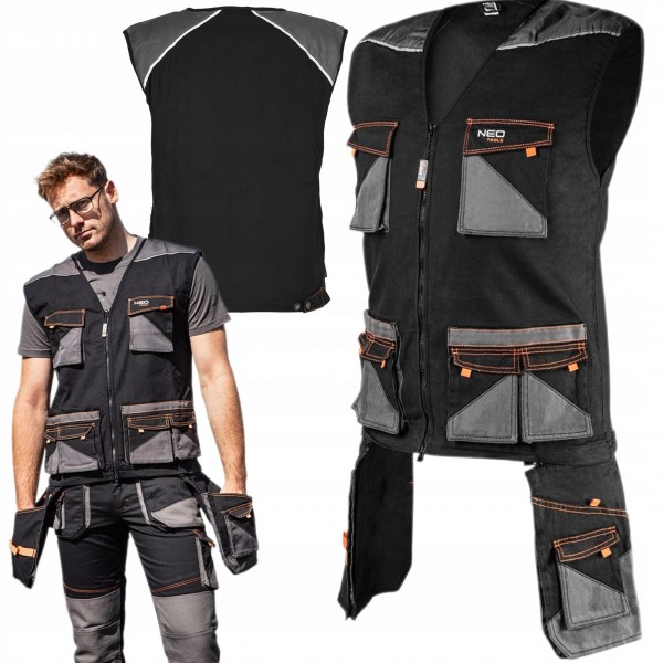 NEO KAMIZELKA ROBOCZA bezrękawnik HD 81-268 r. L NEO KAMIZELKA ROBOCZA bezrękawnik HD 81-268 r. L