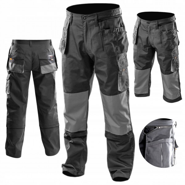 NEO SPODNIE ROBOCZE DO PASA 2w1 XXL/58 81-230 XXL NEO SPODNIE ROBOCZE DO PASA 2w1 XXL/58 81-230 XXL