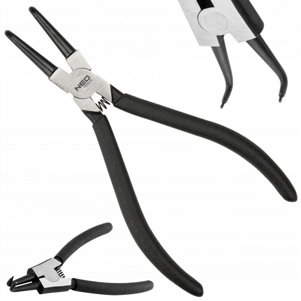 NEO TOOLS SZCZYPCE WEWNĘTRZNE WYGIĘTE DO PIERŚCIENI SEGERA 170 MM 01-044 NEO TOOLS SZCZYPCE WEWNĘTRZNE WYGIĘTE DO PIERŚCIENI SEGERA 170 MM 01-044