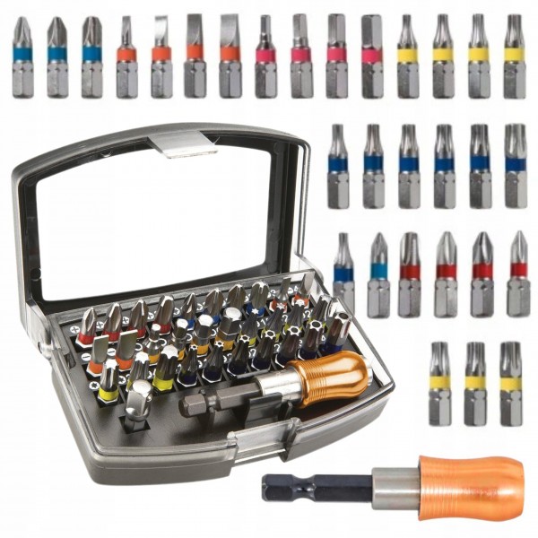 NEO ZESTAW KOŃCÓWKI WKRĘTAKOWE 32 SZT KOMPLET 06-106 GRZECHOTKA 1/4" TORX NEO ZESTAW KOŃCÓWKI WKRĘTAKOWE 32 SZT KOMPLET 06-106 GRZECHOTKA 1/4" TORX