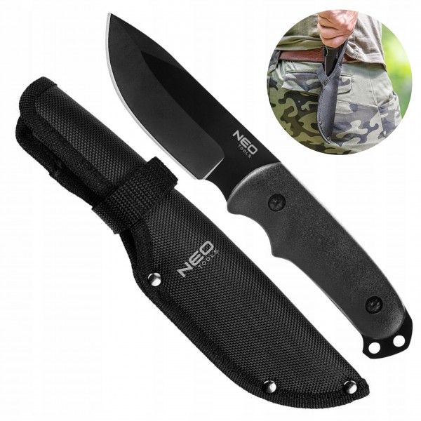 NEO NÓŻ SURVIVALOWY TAKTYCZNY FULL TANG 22cm +ETUI NEO NÓŻ SURVIVALOWY TAKTYCZNY FULL TANG 22cm +ETUI