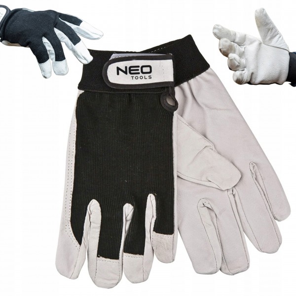NEO 97-604 RĘKAWICE ROBOCZE SKÓRA LICOWA 8''