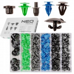 ZESTAW SPINEK samochodowych Opel 300szt NEO TOOLS