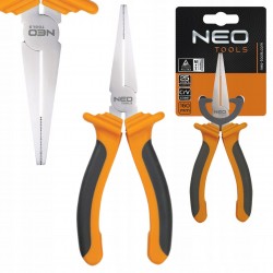 NEO Szczypce kombinerki płaskie ząbkowane 160mm