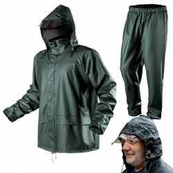 NEO KURTKA SPODNIE PRZECIWDESZCZOWA PU PVC R. XXL