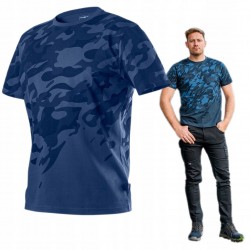 T-shirt ROBOCZY Camo Navy KOSZULKA 81-603-S NEO