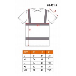 NEO T-shirt koszulka odblaskowa robocza rozmiar S