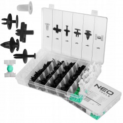 NEO ZESTAW KOMPLET SPINEK SAMOCHODOWYCH DO BMW 290 SZTUK ORGANIZER 11-961