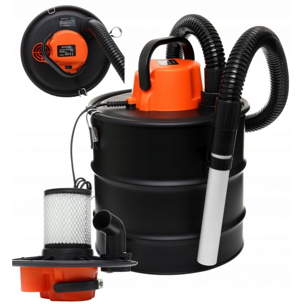ODKURZACZ KOMINKOWY DO POPIOŁU CZYSZCZENIA PIECA KOMINKA 2000W 20L KD477