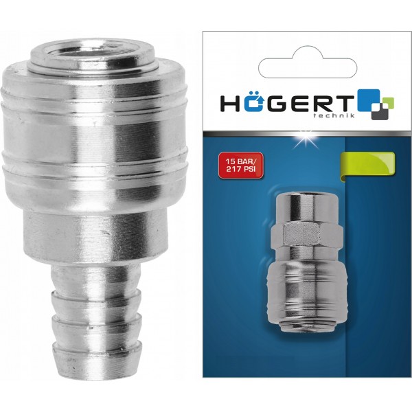 HOGERT SZYBKOZŁĄCZKA 12,5MM DO NARZĘDZI PNEUMATYCZNYCH HT4R804 HOGERT SZYBKOZŁĄCZKA 12,5MM DO NARZĘDZI PNEUMATYCZNYCH HT4R804