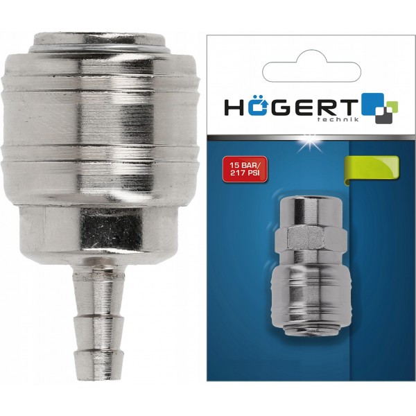 HOGERT SZYBKOZŁĄCZKA 6,3MM DO NARZĘDZI PNEUMATYCZNYCH HT4R803 HOGERT SZYBKOZŁĄCZKA 6,3MM DO NARZĘDZI PNEUMATYCZNYCH HT4R803