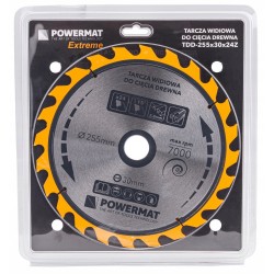 TARCZA WIDIOWA DO DREWNA PIŁY PIŁA 255 X 30 MM 24Z