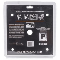 TARCZA WIDIOWA DO DREWNA PIŁY PIŁA 255 X 30 MM 24Z