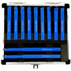 ZESTAW NOŻY TOKARSKICH STALOWYCH 8X8MM 11 SZTUK NÓŻ TOKARSKI S10881
