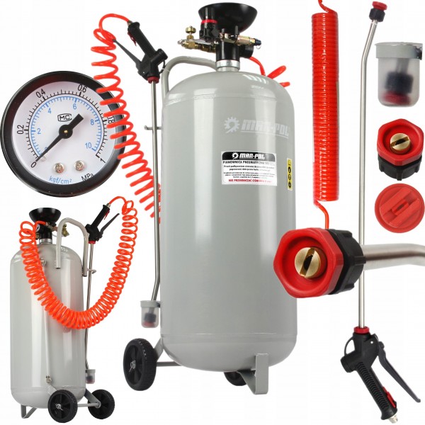 WIELOFUNKCYJNA PIANOWNICA PNEUMATYCZNA 50L PISTOLET WĄŻ 9M M80599 WIELOFUNKCYJNA PIANOWNICA PNEUMATYCZNA 50L PISTOLET WĄŻ 9M M80599