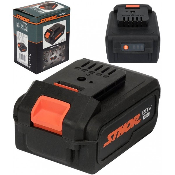 STHOR AKUMULATOR Li-Ion 20V 4Ah BATERIA SYSTEM 20V STHOR AKUMULATOR Li-Ion 20V 4Ah BATERIA SYSTEM 20V