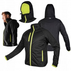 NEO KURTKA MIX&MATCH SOFTSHELL CZARNO-ŻÓŁTA ODBLASKOWA CE 81-562 Roz. XXL