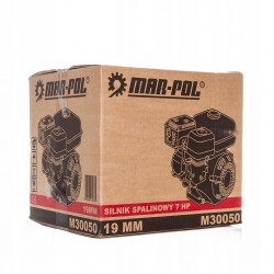 SILNIK SPALINOWY GX160 7KM ZAGĘSZCZARKA 19MM OHV KOŁO PASOWE M89377