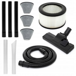 KRAFT&DELE ODKURZACZ PRZEMYSŁOWY DO POPIOŁU MOCNY 1650W FILTRY ZESTAW KD489