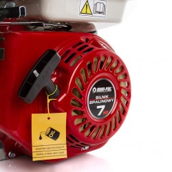 SILNIK SPALINOWY GX160 7KM ZAGĘSZCZARKA 19MM OHV KOŁO PASOWE M89377