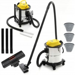 KRAFT&DELE ODKURZACZ PRZEMYSŁOWY DO POPIOŁU MOCNY 1650W FILTRY ZESTAW KD489