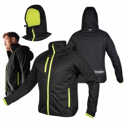 NEO KURTKA MIX&MATCH SOFTSHELL CZARNO-ŻÓŁTA ODBLASKOWA CE 81-562 Roz. XXL