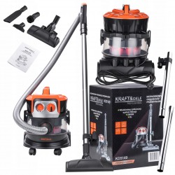 KRAFT&DELE ODKURZACZ BEZWORKOWY PRZEMYSŁOWY 2000W 9L + KOŃCÓWKI KD5149
