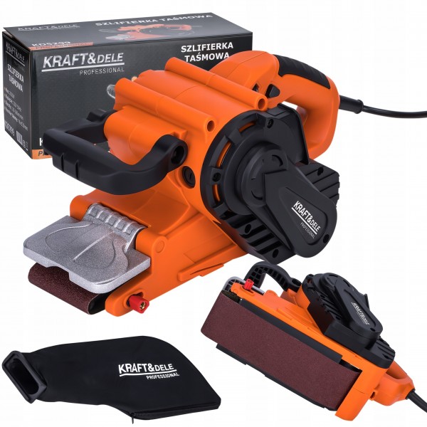 SZLIFIERKA TAŚMOWA SIECIOWA DO DREWNA 2000W CZYSZCZARKA TAŚMÓWKA 76x533mm SZLIFIERKA TAŚMOWA SIECIOWA DO DREWNA 2000W CZYSZCZARKA TAŚMÓWKA 76x533mm