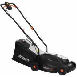 KOSIARKA AKUMULATOROWA ELEKTRYCZNA 21V DO TRAWY +4Ah 32L 25-65mm REGULACJA