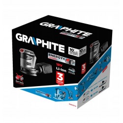 GRAPHITE SZLIFIERKA MIMOŚRODOWA AKUMULATOROWA E+ 18V STOPA 125 MM 58G014