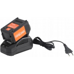 KOSIARKA AKUMULATOROWA ELEKTRYCZNA 21V DO TRAWY +4Ah 32L 25-65mm REGULACJA